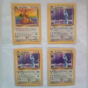 ✨RARE Dragonite Fossil Pokemon Card Bundle✨